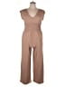 Just Be... Solid Tan Jumpsuit Size 2X - photo 1