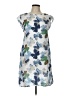 Unbranded Print Blue Casual Dress Size L (estimated) - photo 1