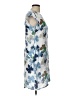 Unbranded Print Blue Casual Dress Size L (estimated) - photo 4