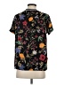 Harve Benard 100% Polyester Floral Black Short Sleeve Blouse Size S - photo 2