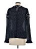 Jason Wu 100% Polyester Blue Long Sleeve Blouse Size 2 - photo 2