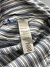 Downeast 100% Viscose Stripes Gray Short Sleeve Button-Down Shirt Size L - photo 8