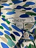 Chico's Animal Print Blue 3/4 Sleeve Blouse Size Sm (0.5) - photo 7