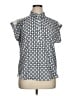 Van Heusen Blue Short Sleeve Blouse Size XL - photo 1