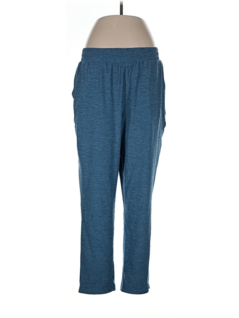Pre-owned Lands' End Casual Pants In Blue