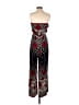 Forever 21 Paisley Black Jumpsuit Size S - photo 2