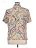 Alfred Dunner 100% Polyester Paisley Tan Short Sleeve Blouse Size 16 - photo 2
