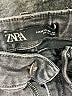 Zara Houndstooth Gray Jeans Size 2 - photo 7