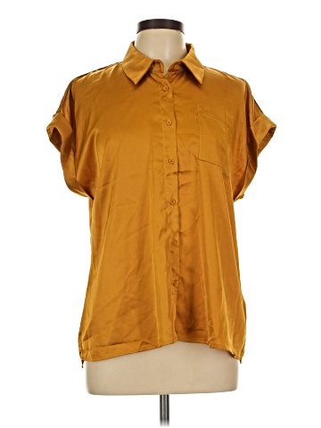 Hem & Thread Short Sleeve Blouse (view 1)