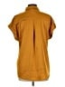 Hem & Thread Gold Short Sleeve Blouse Size L - photo 2