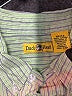 Duck Head 100% Cotton Stripes Green Short Sleeve Button-Down Shirt Size 10 - 12 - photo 3
