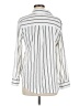 Fortune + Ivy 100% Polyester Stripes White Long Sleeve Blouse Size M - photo 2