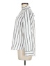 Fortune + Ivy 100% Polyester Stripes White Long Sleeve Blouse Size M - photo 5