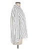 Fortune + Ivy 100% Polyester Stripes White Long Sleeve Blouse Size M - photo 4