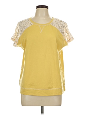 Hem & Thread Short Sleeve Top (view 1)