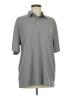 Assorted Brands 100% Polyester Gray Short Sleeve Polo Size M - photo 1