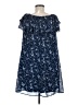 Eliza J 100% Polyester Blue Casual Dress Size 8 - photo 2