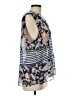 CAbi 100% Polyester Blue Sleeveless Blouse Size M - photo 4
