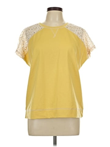 Hem & Thread Short Sleeve Top (view 1)