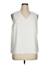 Nine West 100% Polyester Ivory Sleeveless Blouse Size XL - photo 1