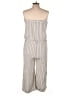 Cloth & Stone Stripes Tan Jumpsuit Size L - photo 2