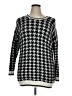Torrid Houndstooth Silver Black Pullover Sweater Size 1X Plus (1) - photo 1