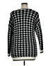 Torrid Houndstooth Silver Black Pullover Sweater Size 1X Plus (1) - photo 2