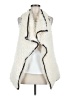 TCEC 100% Polyester Ivory Faux Fur Vest Size M - photo 1