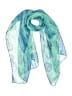 Unbranded Green Teal Scarf One size - photo 1