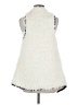 TCEC 100% Polyester Ivory Faux Fur Vest Size M - photo 2
