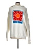 Sandro 100% Polyester Graphic White Ivory Sweatshirt Size L (estimated) - photo 1