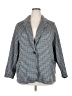 Lands' End 100% Polyester Checkered-gingham Gray Blazer Size 2X - photo 1