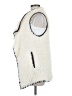 TCEC 100% Polyester Ivory Faux Fur Vest Size M - photo 5