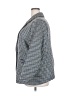 Lands' End 100% Polyester Checkered-gingham Gray Blazer Size 2X - photo 5