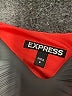 Express 100% Polyester Solid Orange Cocktail Dress Size 6 - photo 7