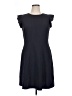 Ann Taylor LOFT Solid Black Casual Dress Size 14 - photo 1