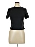 Shein Black Short Sleeve Turtleneck Size L - photo 1