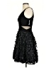 Xscape Floral Black Cocktail Dress Size 2 - photo 5