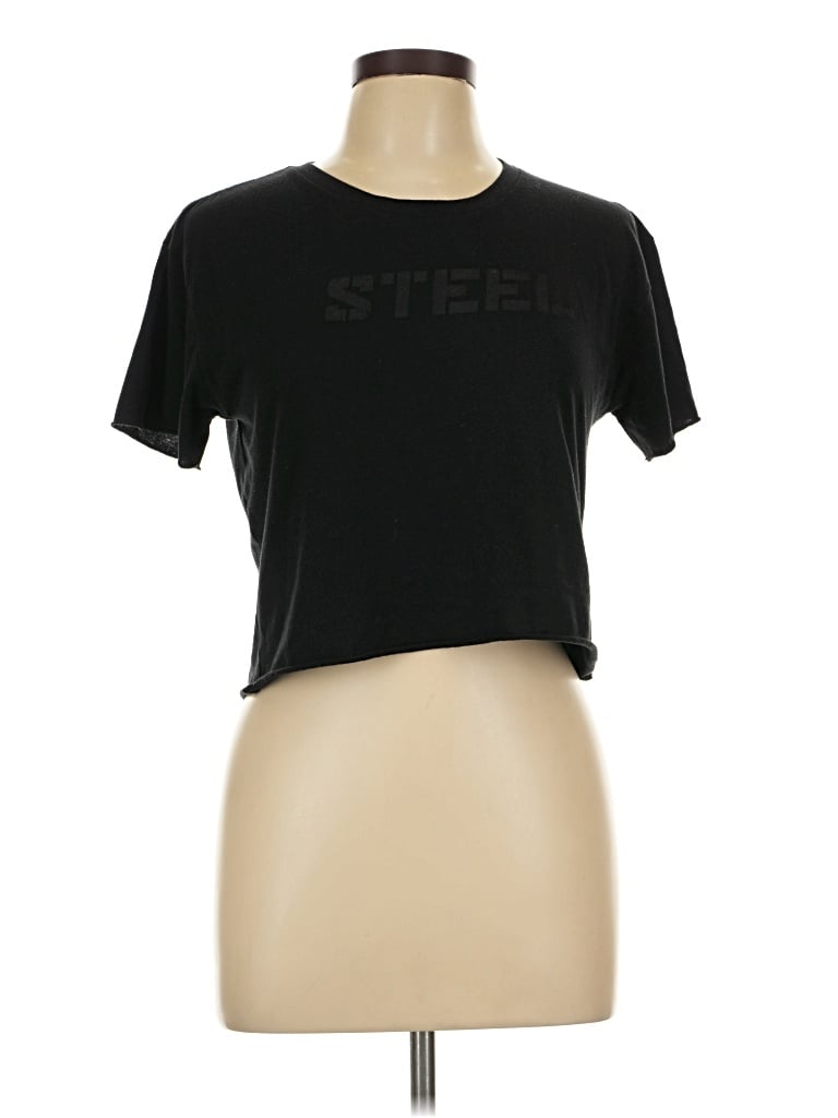 Pre-owned Assorted Brands Short Sleeve T-shirt In Black