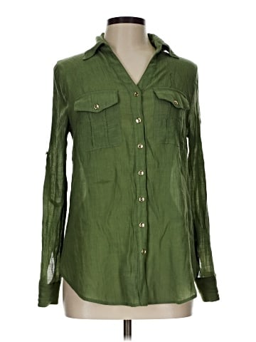 Perseption Concept Long Sleeve Button-Down Shirt (view 1)