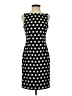 Cassidy 100% Polyester Polka Dots Black Cocktail Dress Size 4 - photo 1