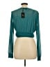 Sincerely Jules Teal Long Sleeve Blouse Size L - photo 2