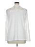 Faded Glory Silver Ivory Long Sleeve Blouse Size XL - photo 2