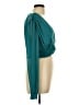 Sincerely Jules Teal Long Sleeve Blouse Size L - photo 4
