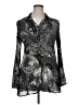 Sunny Taylor 100% Polyester Gray Long Sleeve Blouse Size XL Petite - photo 1
