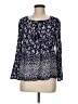 Old Navy 100% Rayon Blue Long Sleeve Blouse Size M - photo 1