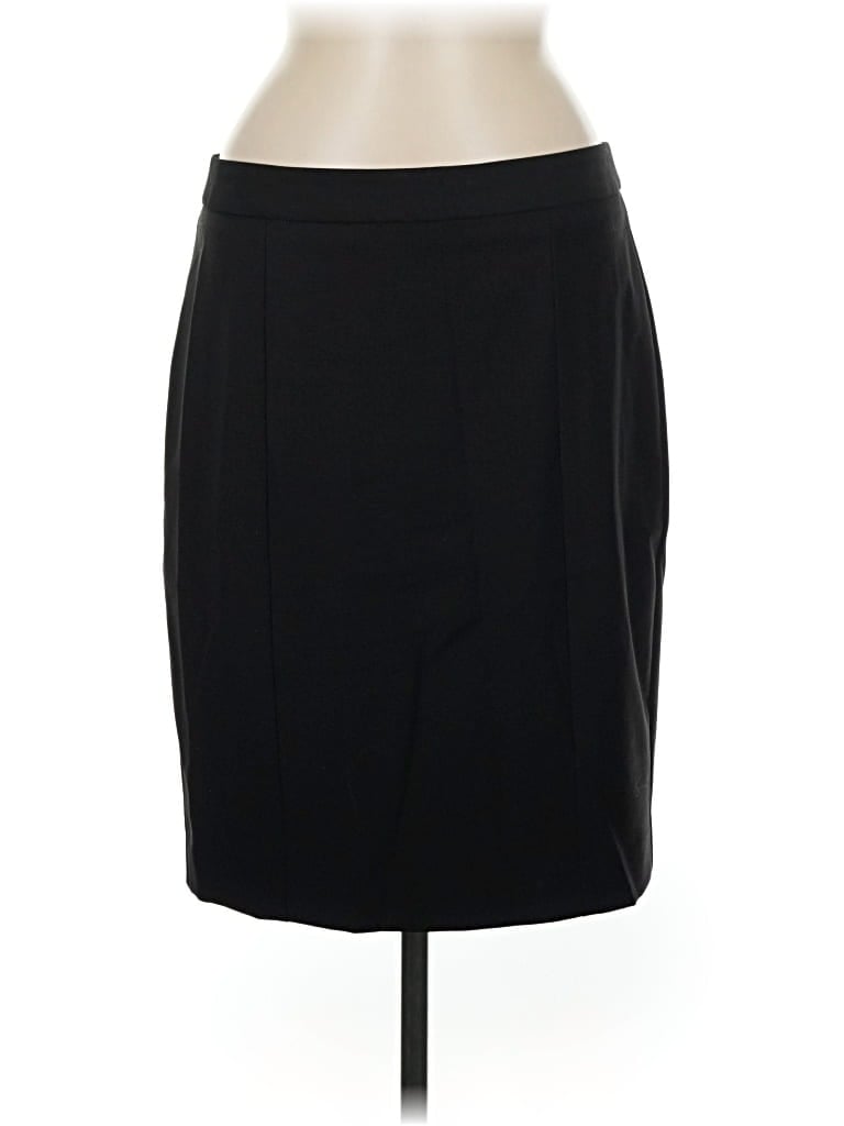 Pre-owned Talbots Wool Skirt In Black