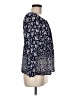 Old Navy 100% Rayon Blue Long Sleeve Blouse Size M - photo 4