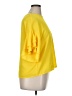 Papillon 100% Polyester Yellow Short Sleeve Top Size 1X - photo 4