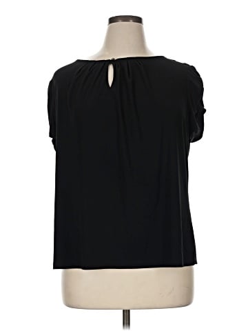 Tahari by ASL Short Sleeve Blouse (view 1)